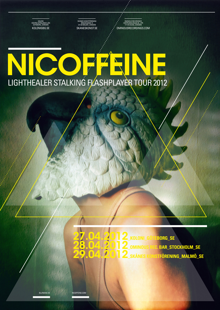 Nicoffeine EU-Tour Poster 2012