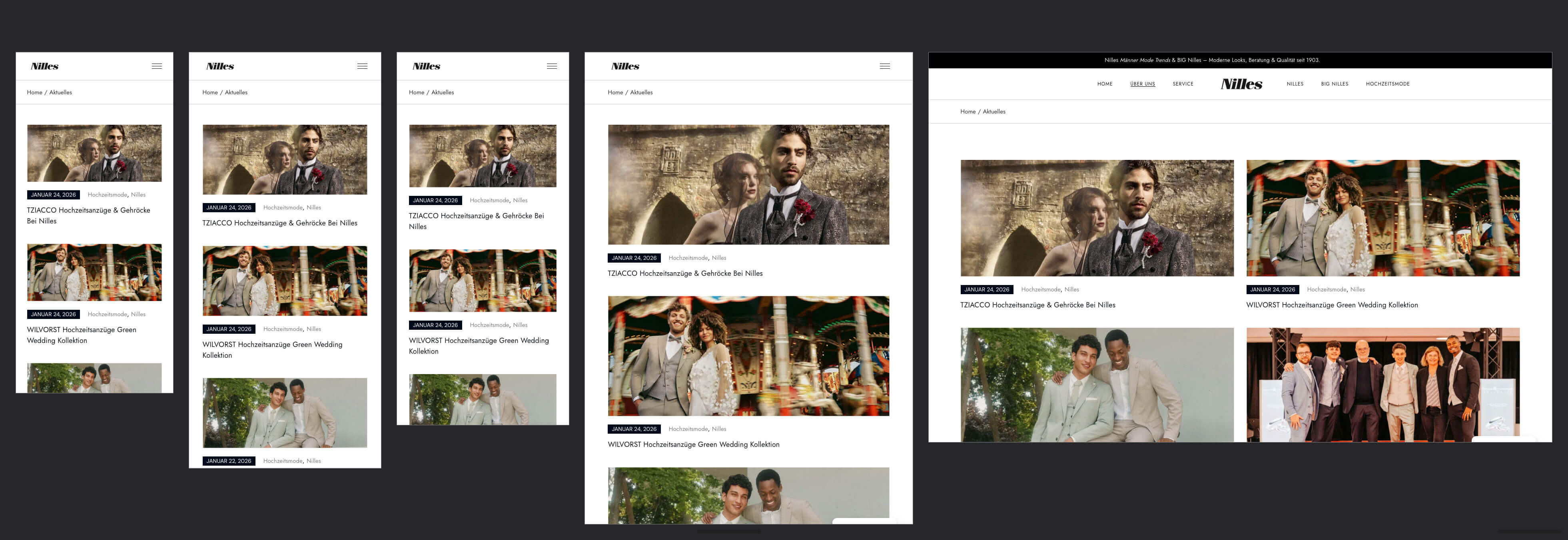 Webdesign Koblenz – Nilles Männermode Website Relaunch | EYETM